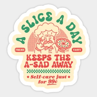 A slice a day Sticker